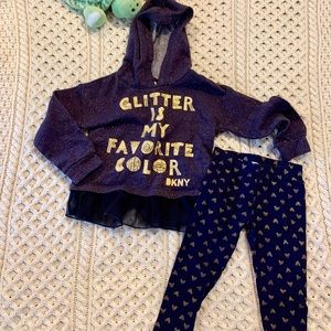 2/3t DKNY Toddler girls outfit
